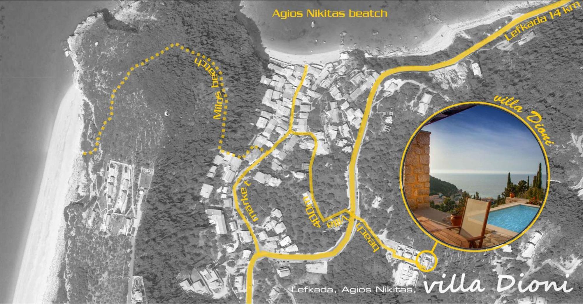 Villa Dioni Áyios Nikítas Esterno foto